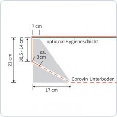 Wasserbetten Split Auflage Silverline - Silver Care Split