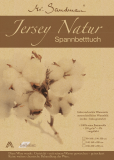 Jersey Natur Spannbetttuch Mr. Sandman 100% Baumwolle für Matratzenhöhen von 20-25 cm