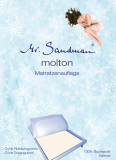Molton Matratzenauflage mit Eckengummi Mr. Sandman