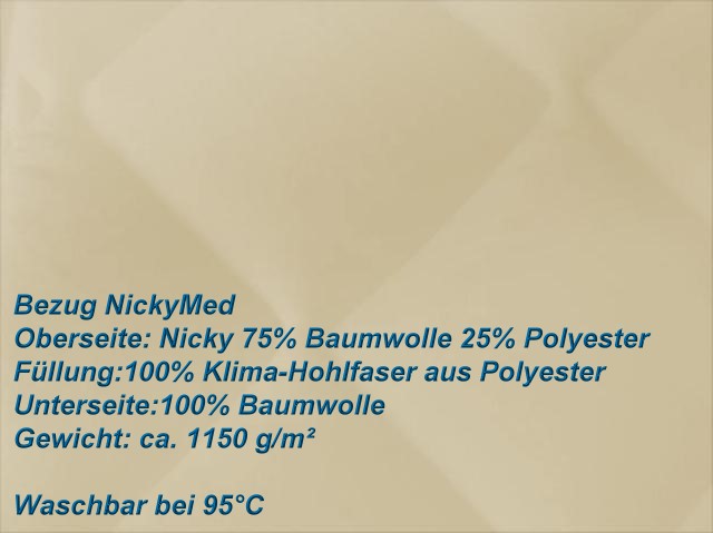 Wasserbetten Auflage Nickymed